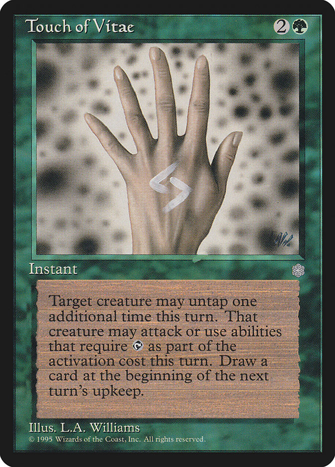 Touch of Vitae – Uncommon Magic: The Gathering card from Ice Age (#271)