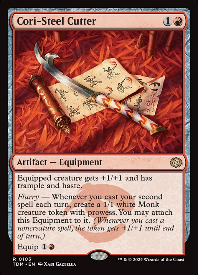 Cori-Steel Cutter – Rare Magic: The Gathering card from Tarkir: Dragonstorm (#103)