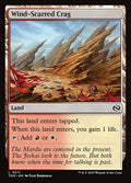 Wind-Scarred Crag – Common Magic: The Gathering card from Tarkir: Dragonstorm (#271)