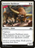 Intrusive Packbeast – Common Magic: The Gathering card from Guilds of Ravnica (#17)