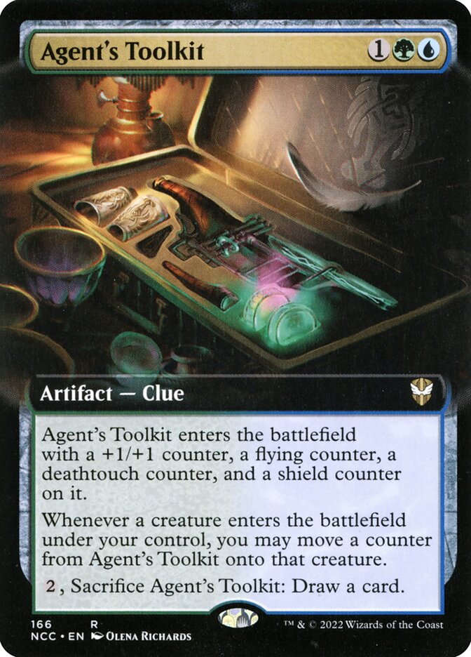 Agent's Toolkit – Rare Magic: The Gathering card from New Capenna Commander (#166)