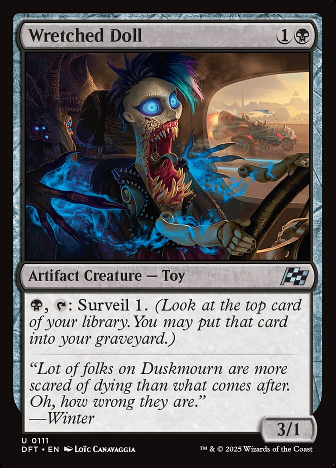 Wretched Doll – Uncommon Magic: The Gathering card from Aetherdrift (#111)