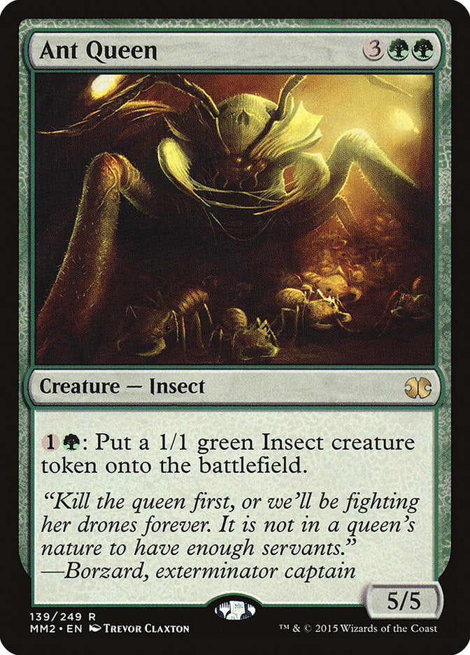 Ant Queen – Rare Magic: The Gathering card from Modern Masters 2015 (#139)