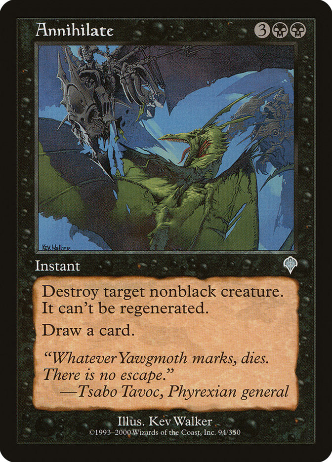 Annihilate – Uncommon Magic: The Gathering card from Invasion (#94)