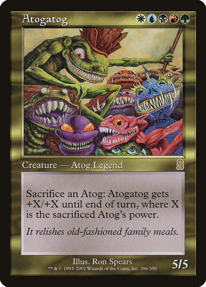 Atogatog – Rare Magic: The Gathering card from Odyssey (#286)
