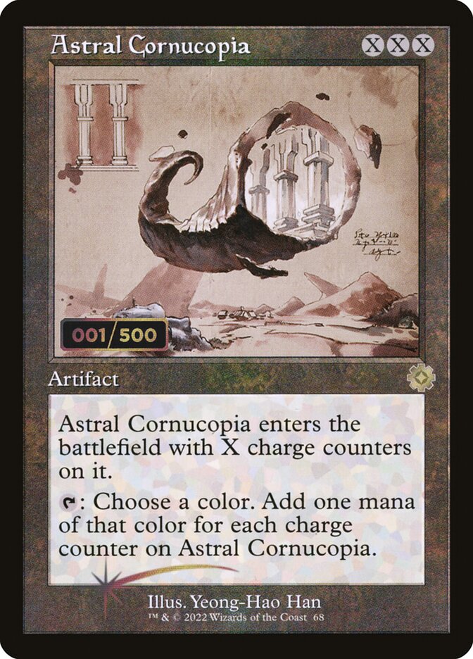 Astral Cornucopia – Rare Magic: The Gathering card from The Brothers' War Retro Artifacts (#68z)