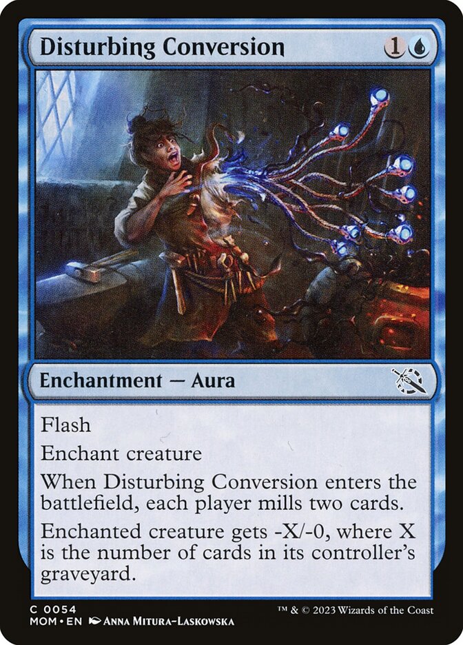 Disturbing Conversion – Common Magic: The Gathering card from March of the Machine (#54)