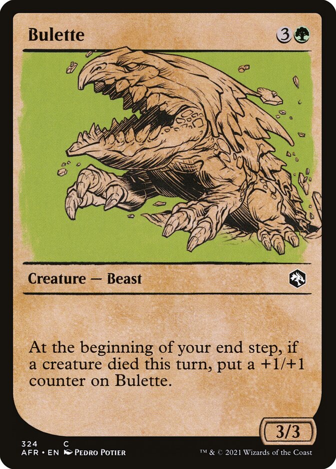 Bulette – Common Magic: The Gathering card from Adventures in the Forgotten Realms (#324)