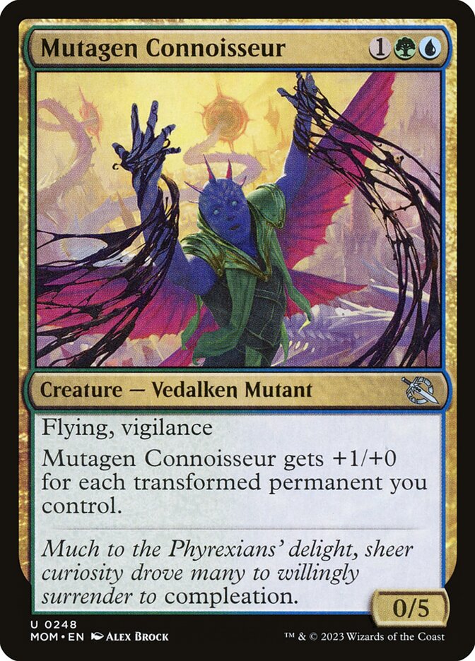Mutagen Connoisseur – Uncommon Magic: The Gathering card from March of the Machine (#248)