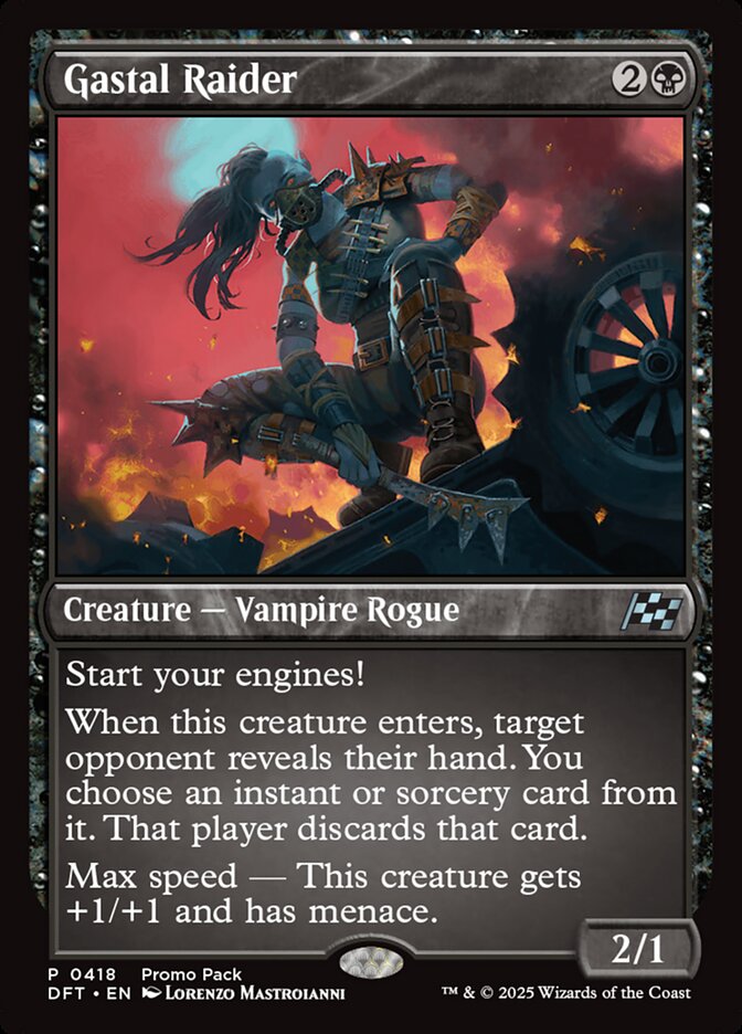 Gastal Raider – Uncommon Magic: The Gathering card from Aetherdrift (#418)