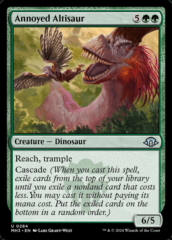 Annoyed Altisaur – Uncommon Magic: The Gathering card from Modern Horizons 3 (#284)