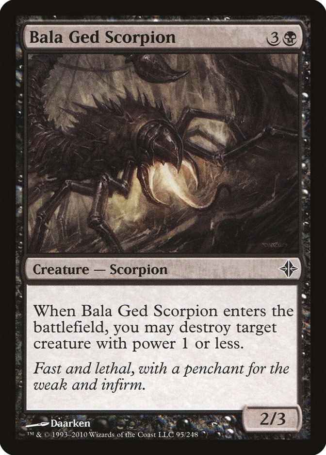 Bala Ged Scorpion – Common Magic: The Gathering card from Rise of the Eldrazi (#95)
