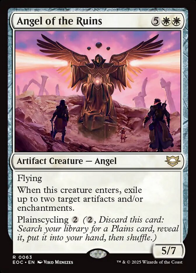 Angel of the Ruins – Rare Magic: The Gathering card from Edge of Eternities Commander (#63)
