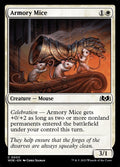 Armory Mice – Common Magic: The Gathering card from Wilds of Eldraine (#3)