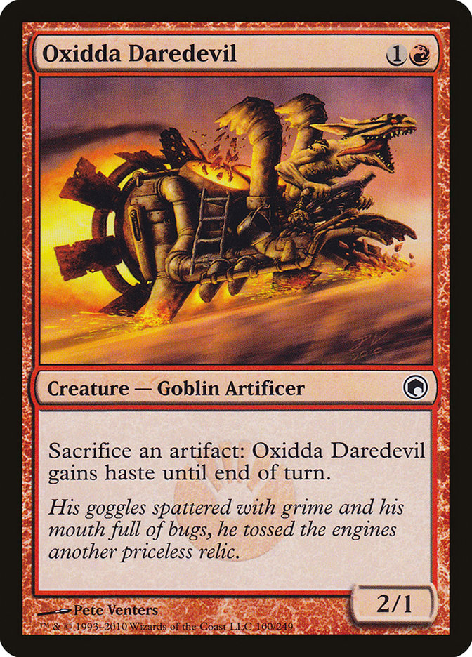Oxidda Daredevil – Common Magic: The Gathering card from Scars of Mirrodin (#100)