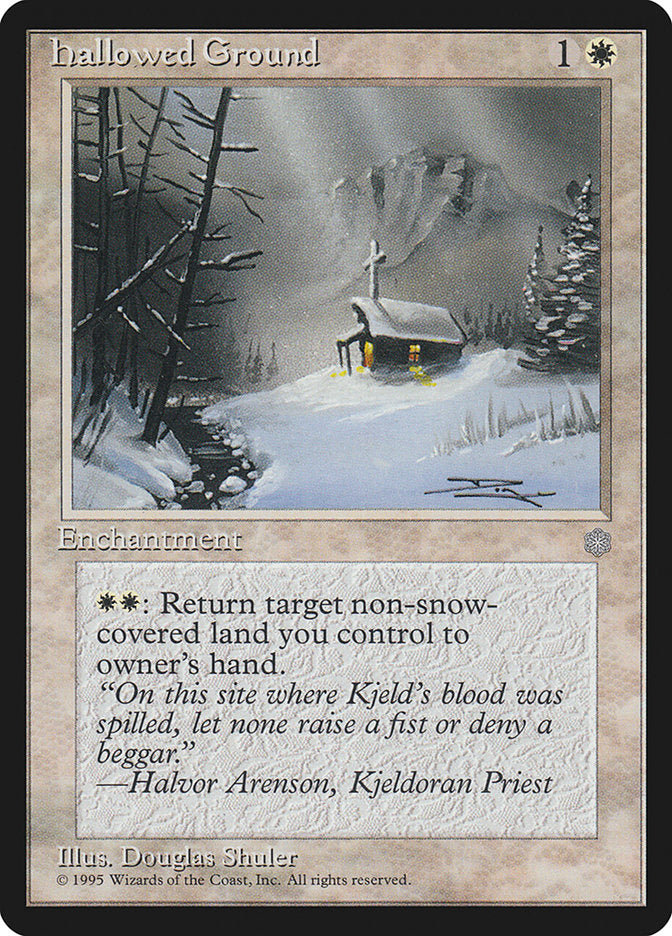 Hallowed Ground – Uncommon Magic: The Gathering card from Ice Age (#29)