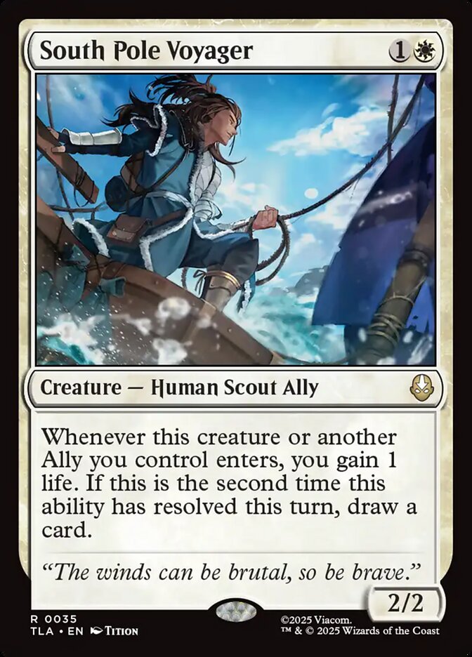 South Pole Voyager – Rare Magic: The Gathering card from Avatar: The Last Airbender (#35)