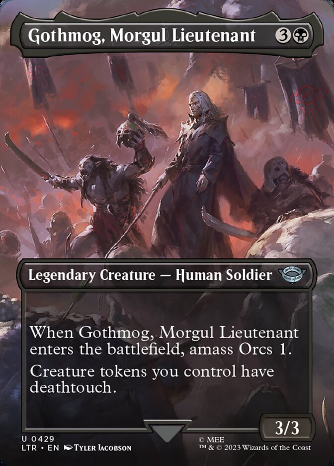 Gothmog, Morgul Lieutenant – Uncommon Magic: The Gathering card from The Lord of the Rings: Tales of Middle-earth (#429)