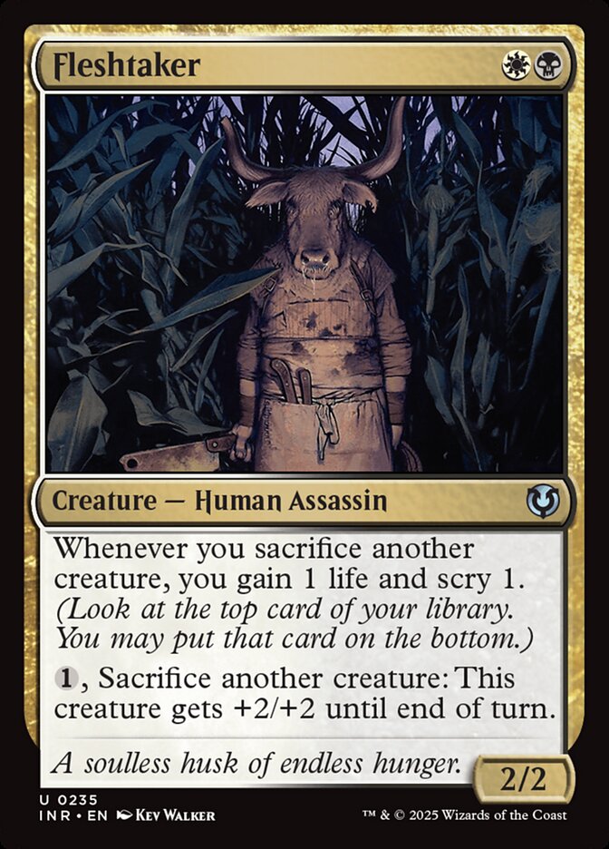 Fleshtaker – Uncommon Magic: The Gathering card from Innistrad Remastered (#235)