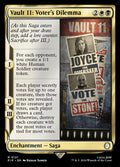 Vault 11: Voter's Dilemma – Rare Magic: The Gathering card from Fallout (#121)