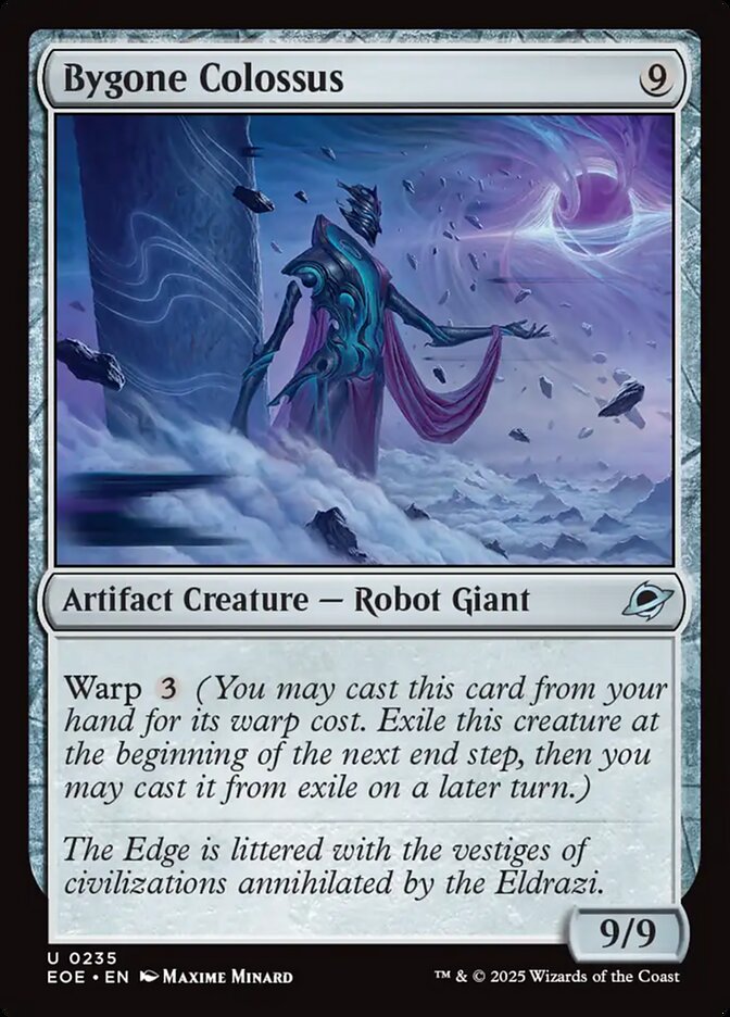 Bygone Colossus – Uncommon Magic: The Gathering card from Edge of Eternities (#235)