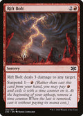 Rift Bolt – Common Magic: The Gathering card from Double Masters 2022 (#122)