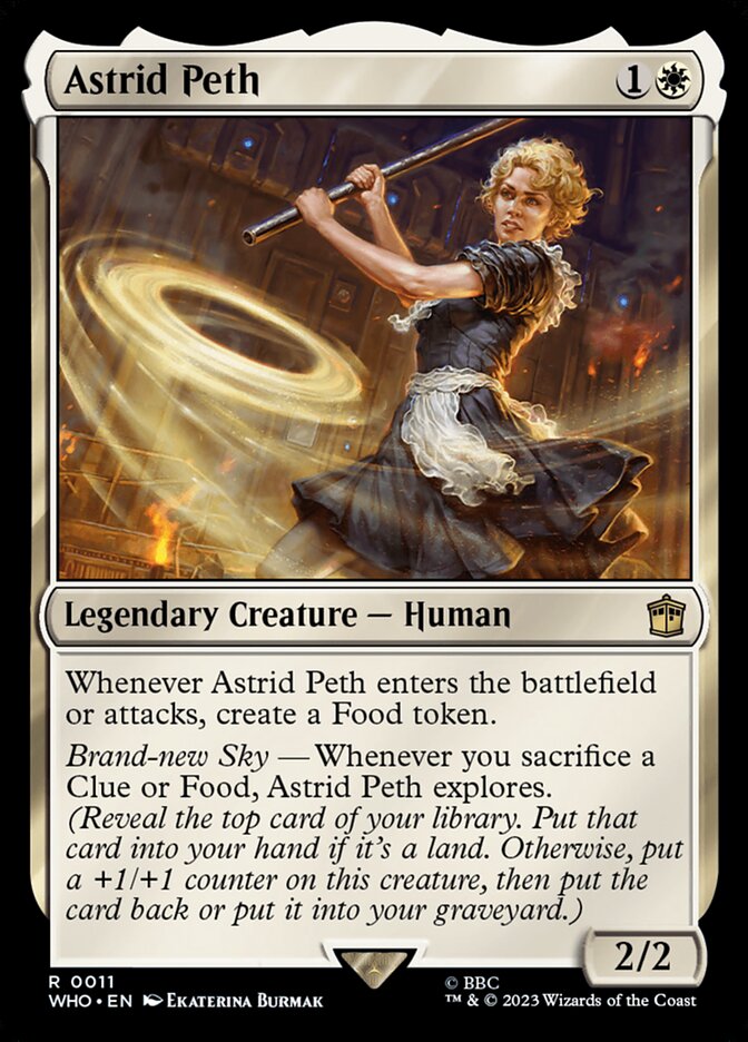 Astrid Peth – Rare Magic: The Gathering card from Doctor Who (#11)