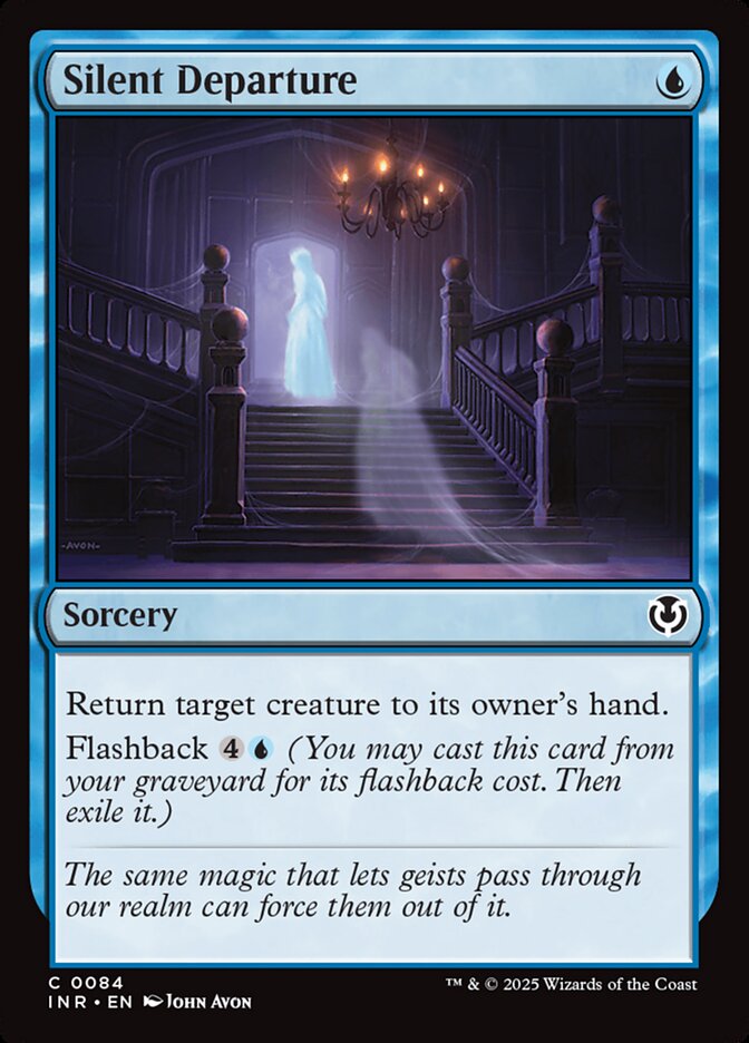 Silent Departure – Common Magic: The Gathering card from Innistrad Remastered (#84)