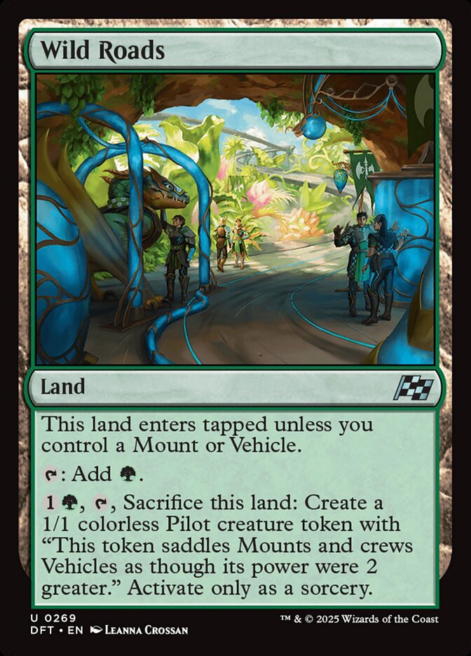Wild Roads – Uncommon Magic: The Gathering card from Aetherdrift (#269)