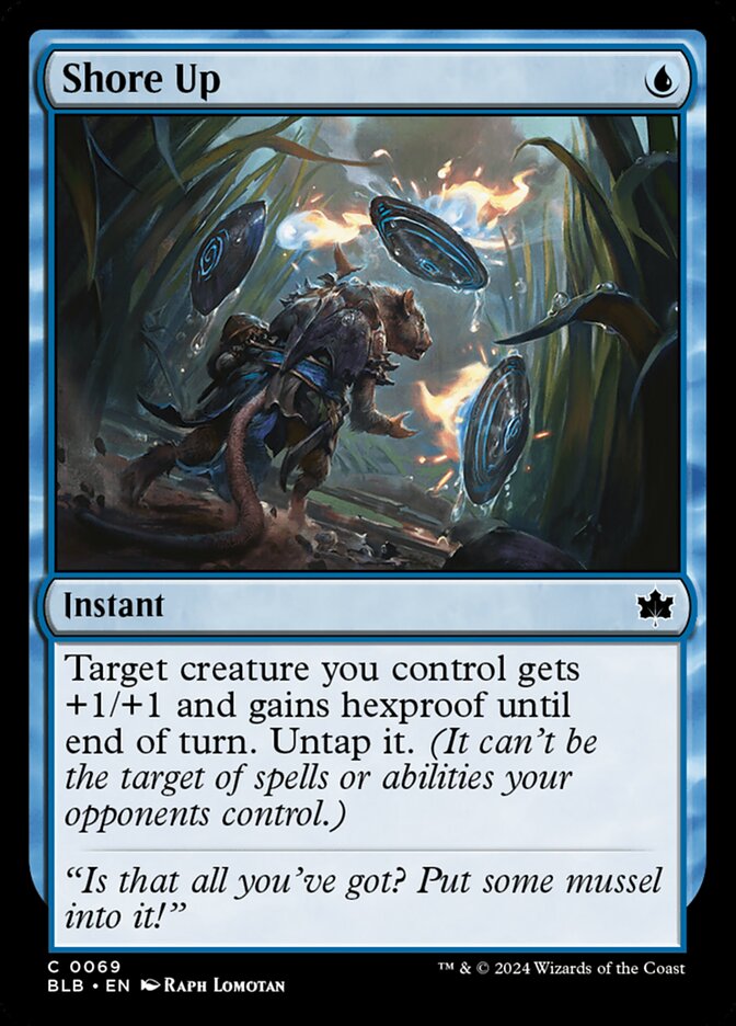 Shore Up – Common Magic: The Gathering card from Bloomburrow (#69)