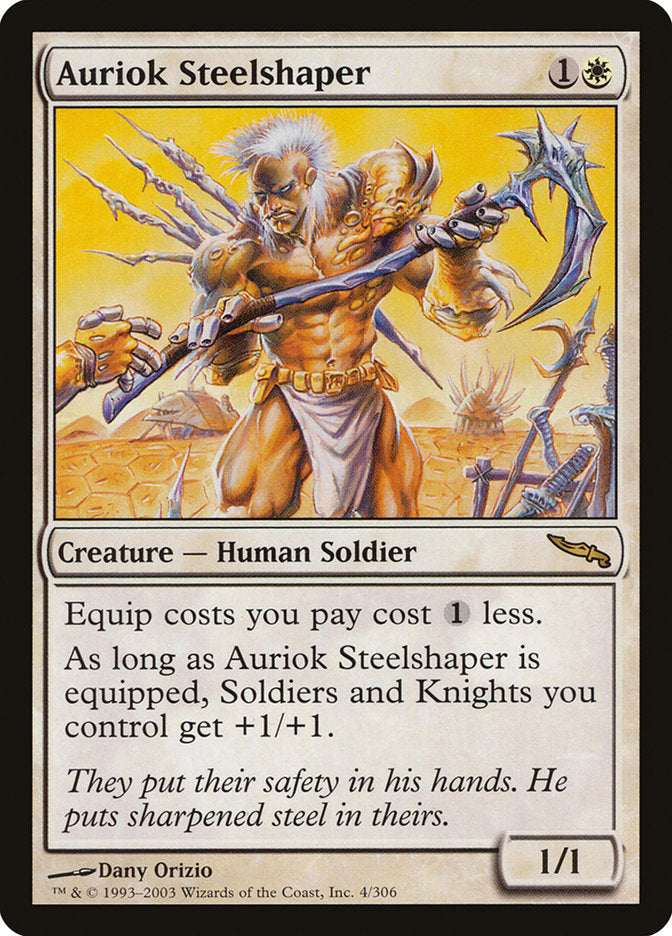 Auriok Steelshaper – Rare Magic: The Gathering card from Mirrodin (#4)