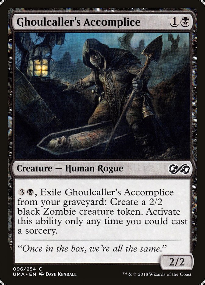 Ghoulcaller's Accomplice – Common Magic: The Gathering card from Ultimate Masters (#96)