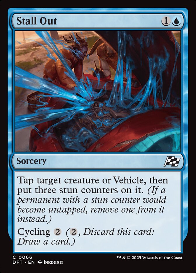 Stall Out – Common Magic: The Gathering card from Aetherdrift (#66)