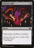 Diabolic Edict – Common Magic: The Gathering card from Modern Horizons (#87)