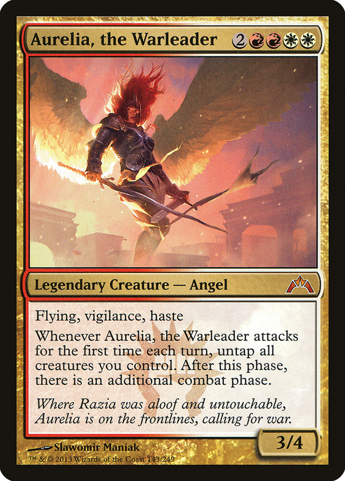 Aurelia, the Warleader – Mythic Magic: The Gathering card from Gatecrash (#143)
