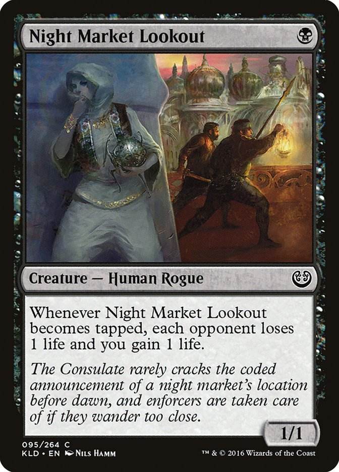 Night Market Lookout – Common Magic: The Gathering card from Kaladesh (#95)