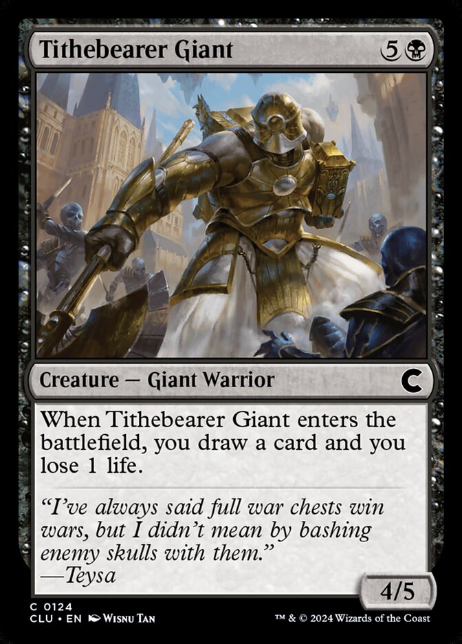Tithebearer Giant – Common Magic: The Gathering card from Ravnica: Clue Edition (#124)