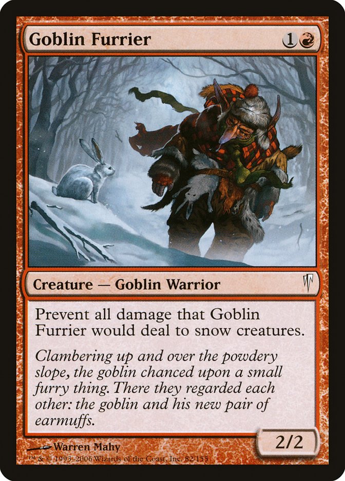 Goblin Furrier – Common Magic: The Gathering card from Coldsnap (#82)