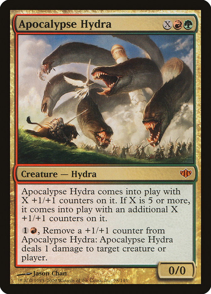 Apocalypse Hydra – Mythic Magic: The Gathering card from Conflux (#98)