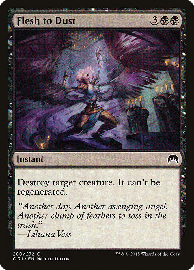 Flesh to Dust – Common Magic: The Gathering card from Magic Origins (#280)