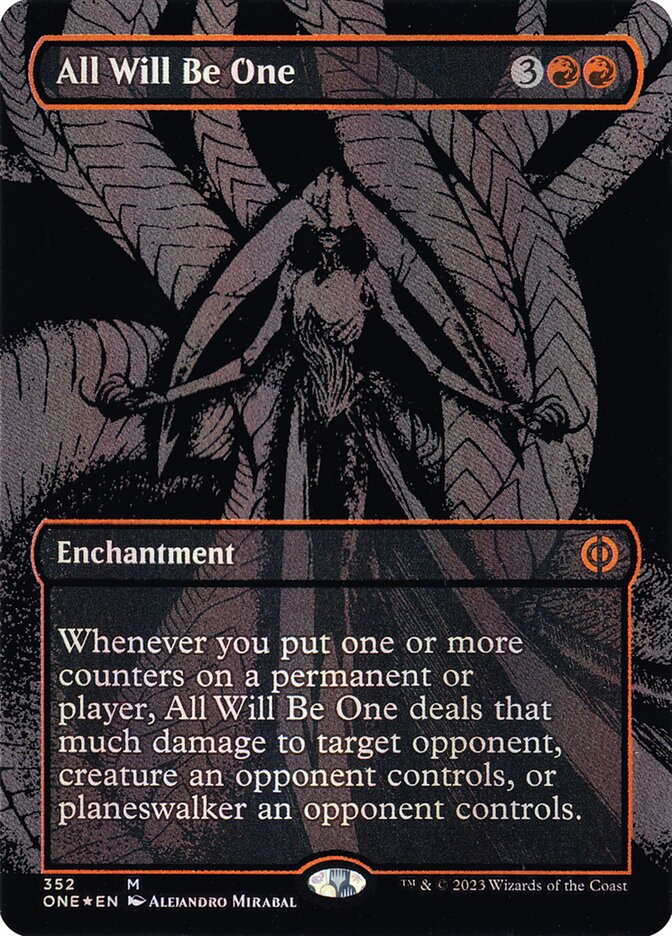 All Will Be One – Mythic Magic: The Gathering card from Phyrexia: All Will Be One (#352)