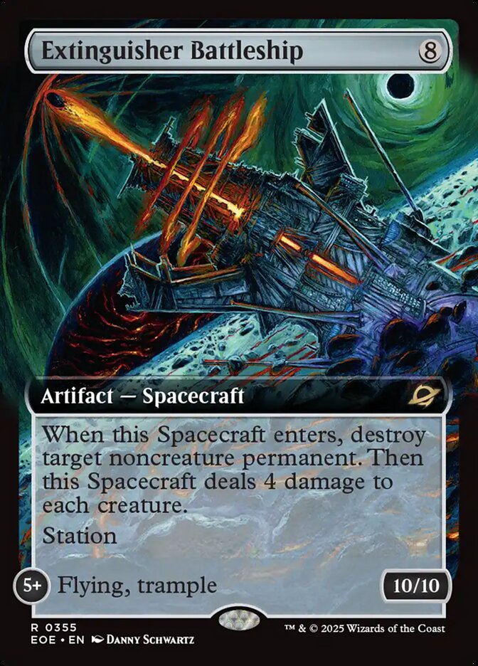 Extinguisher Battleship – Rare Magic: The Gathering card from Edge of Eternities (#355)