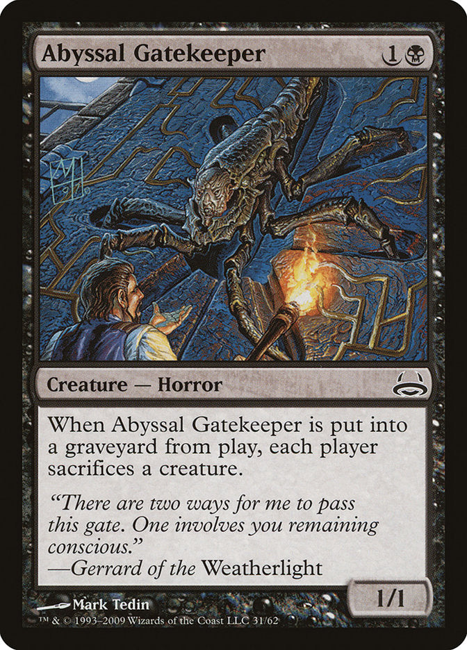 Abyssal Gatekeeper – Common Magic: The Gathering card from Duel Decks: Divine vs. Demonic (#31)