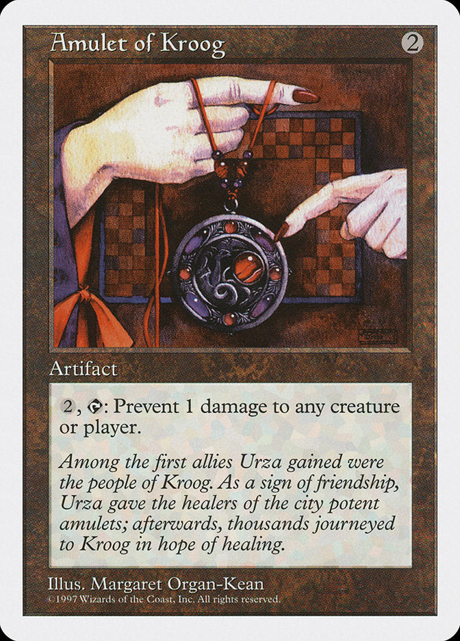 Amulet of Kroog – Common Magic: The Gathering card from Fifth Edition (#347)