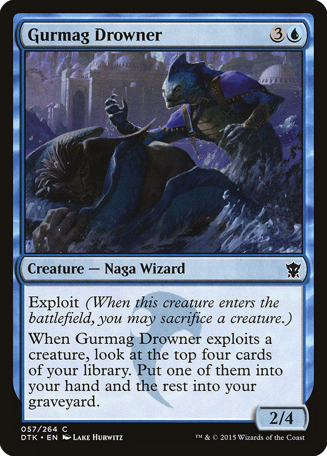 Gurmag Drowner – Common Magic: The Gathering card from Dragons of Tarkir (#57)