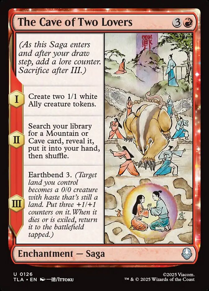 The Cave of Two Lovers – Uncommon Magic: The Gathering card from Avatar: The Last Airbender (#126)