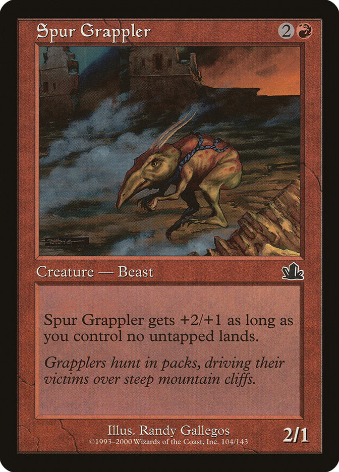 Spur Grappler – Common Magic: The Gathering card from Prophecy (#104)