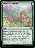 Abundant Harvest – Common Magic: The Gathering card from Commander Masters (#269)
