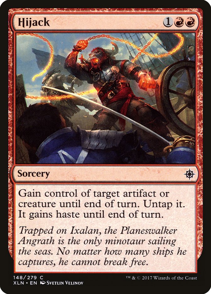 Hijack – Common Magic: The Gathering card from Ixalan (#148)