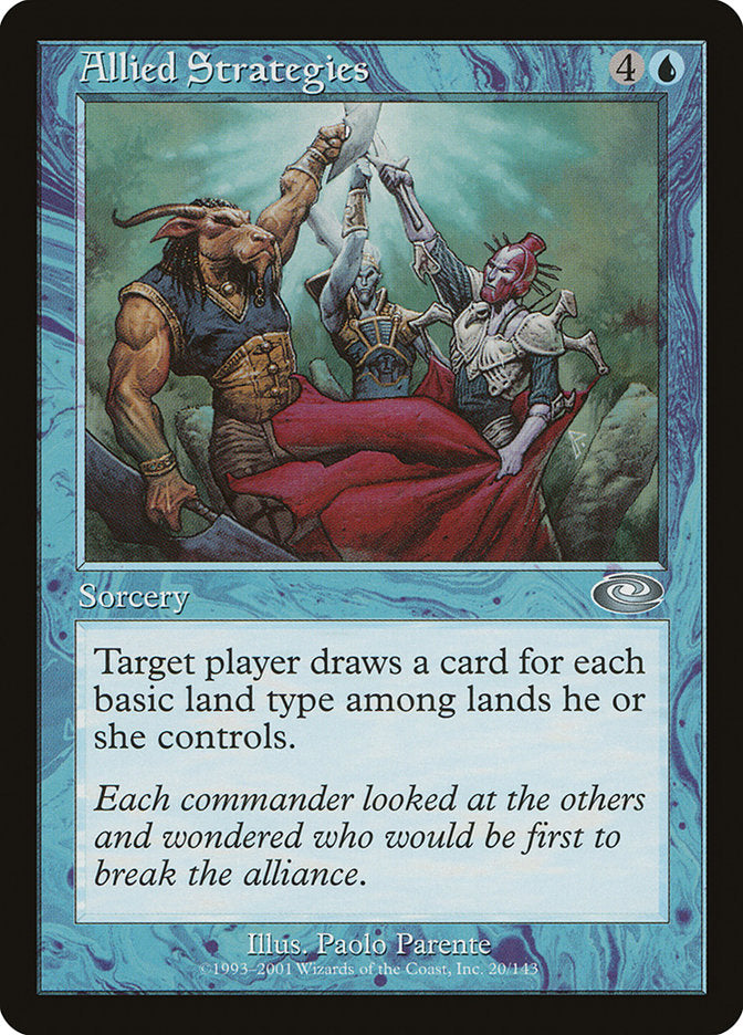 Allied Strategies – Uncommon Magic: The Gathering card from Planeshift (#20)
